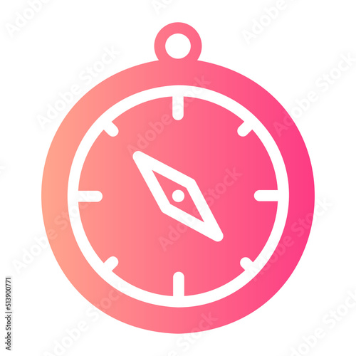 Free Download Compass gradient icon - GFXLoad