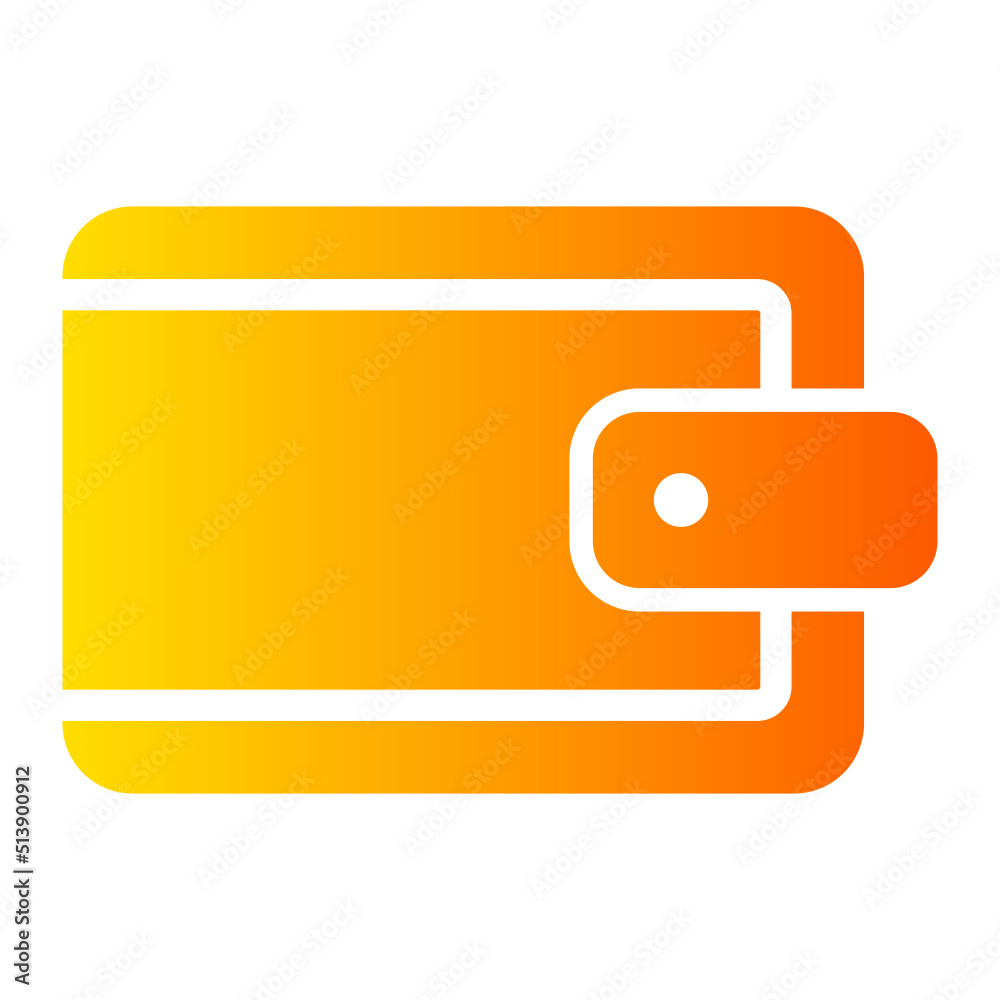 Wallet gradient icon