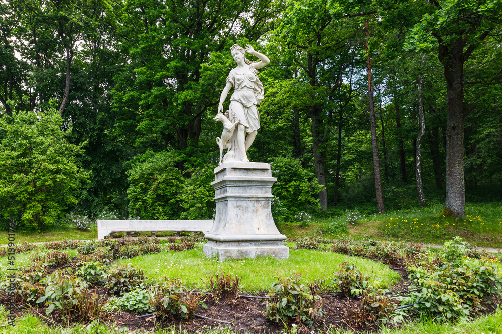 Statue of Marie Adelaide De Savoye, Duchesse De Bourgogne. Uzutrakis, Lithuania, 10 June 2022