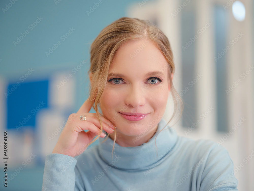 Business woman working in office. Business woman working in office.