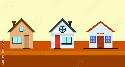 village home graphic graphic element Illustration template design