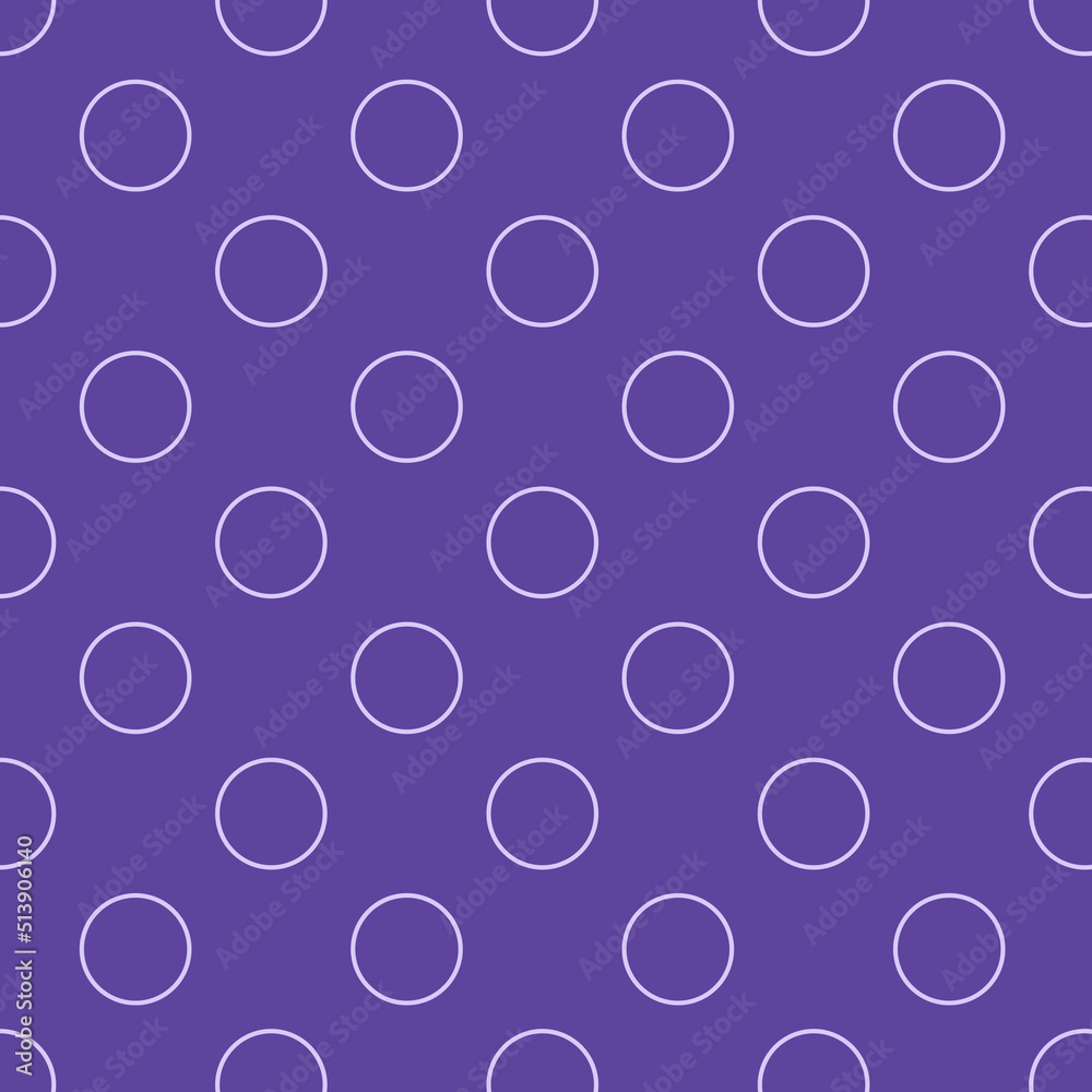 purple seamless pattern with circles, rings. high resolution