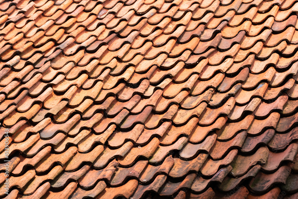 Enkhuizen, Netherlands. June 2022. Canvas of roof tiles. Enkhuizen, Netherlands. June 2022. Canvas of roof tiles.