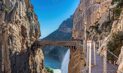 Fotografie The Caminito del Rey route is spectacular from beginning to end