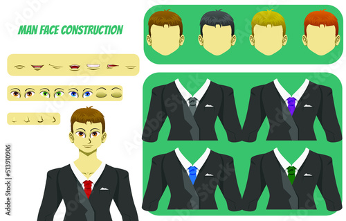 Man Face Construction
