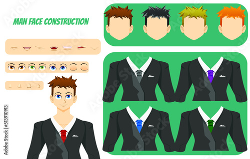 Man Face Construction