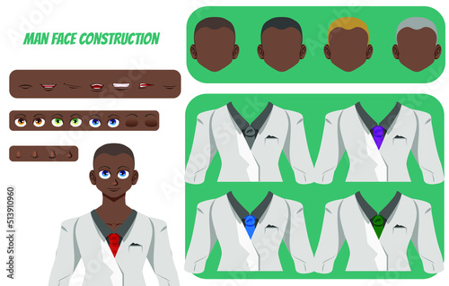 Man Face Construction