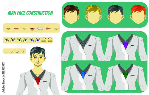 Man Face Construction
