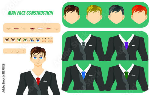 Man Face Construction