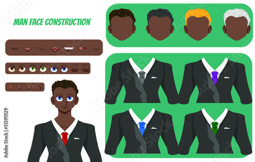 Man Face Construction