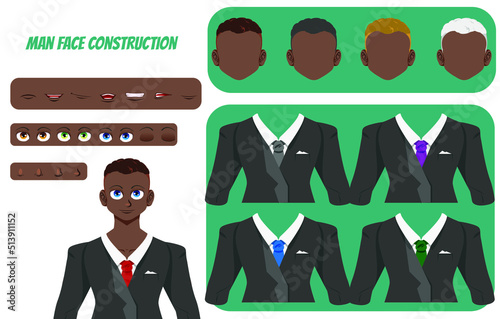 Man Face Construction