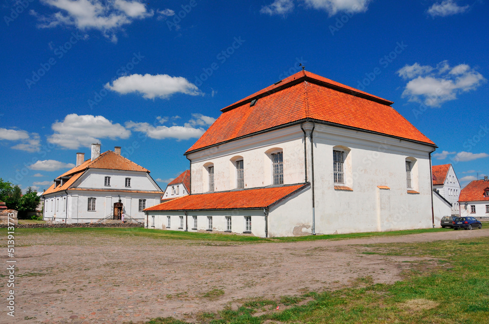 Tykocin - small town in Podlaskie Voivodeship, Poland. Synagogue.