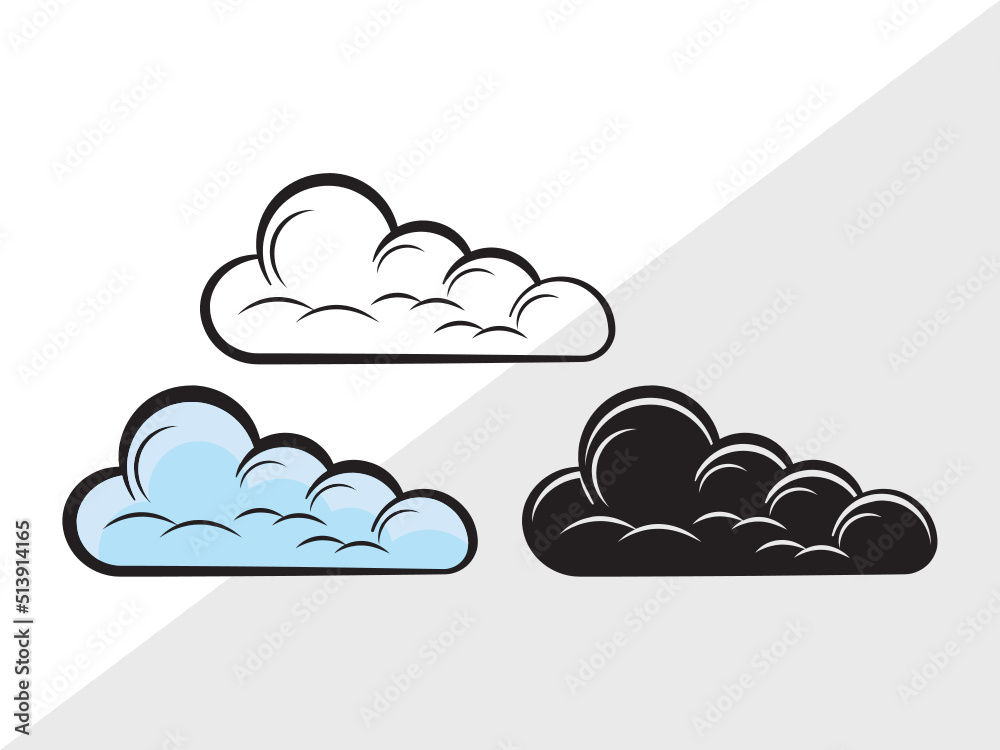 Cloud SVG | Rain Cloud Svg | Weather Svg | Sky Svg | Clouds Svg | Cloud ...