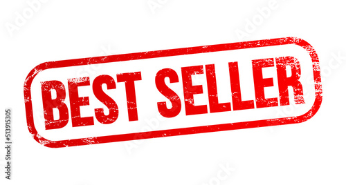 BEST SELLER text stamp, business concept background