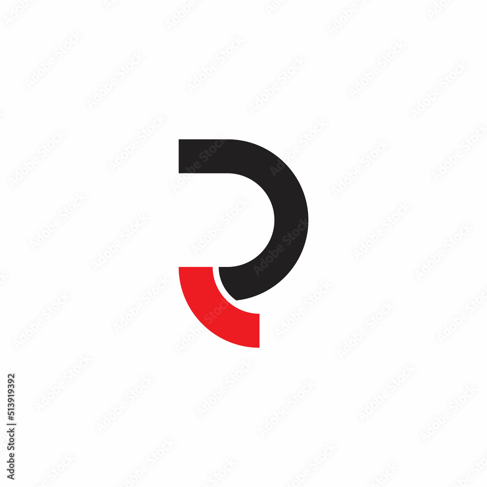 letter r motion circle simple colorful line logo vector letter r motion circle simple colorful line logo vector