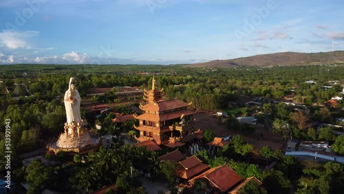 Wallpaper Mural Ornately decorated Vietnamese temple at Chua Thien Quang religious site Torontodigital.ca