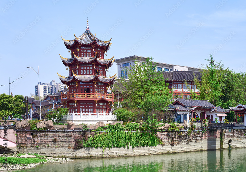 Sanhua Building on Qintai Road, Chengdu, Sichuan, China Sanhua Building on Qintai Road, Chengdu, Sichuan, China