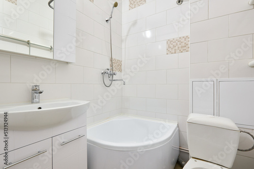 photo of a bathroom in a studio apartment