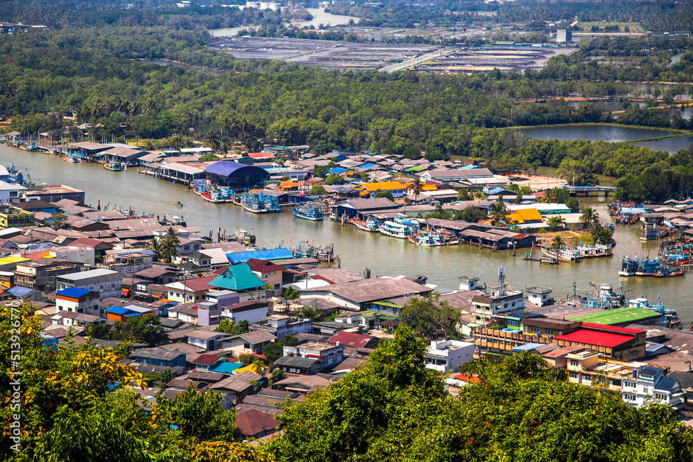 Khao Matree or Khao Matsee viewpoint in Chumphon, Thailand