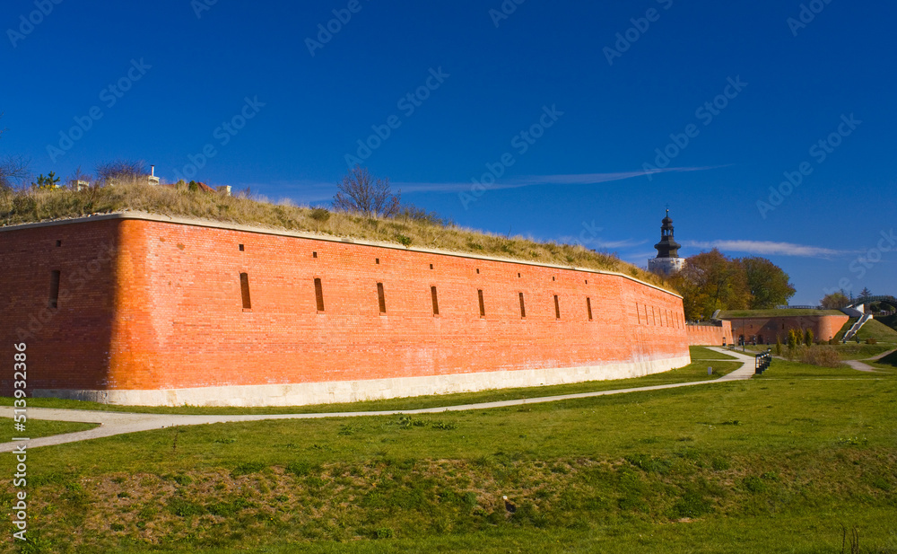 Old military system of fortification (Bastion) in Zamosc, Poland