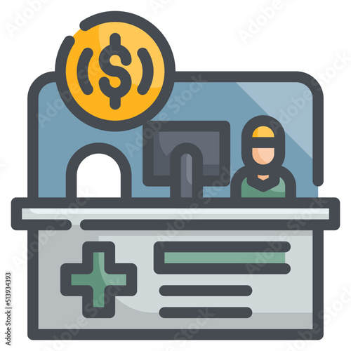 counter line icon