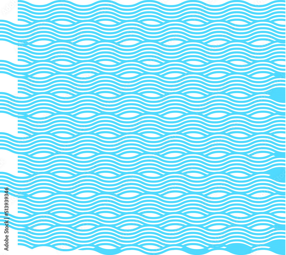 Seamless blue ocean wave texture background Seamless blue ocean wave texture background