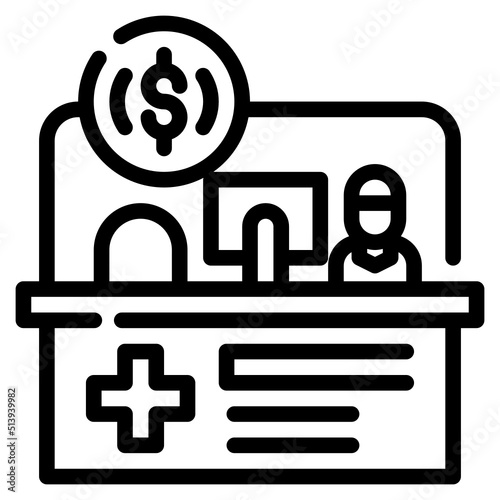 counter line icon