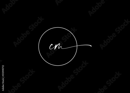cm capital logo. letter cm capital business for company
