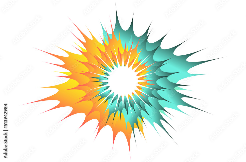stellar explosion sun blue