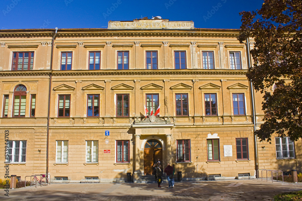  Maria Curie-Sklodowska University in Old Town in Lublin