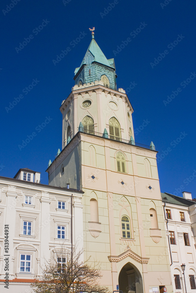 Trinitarian Tower in Old Town of Lublin, Poland