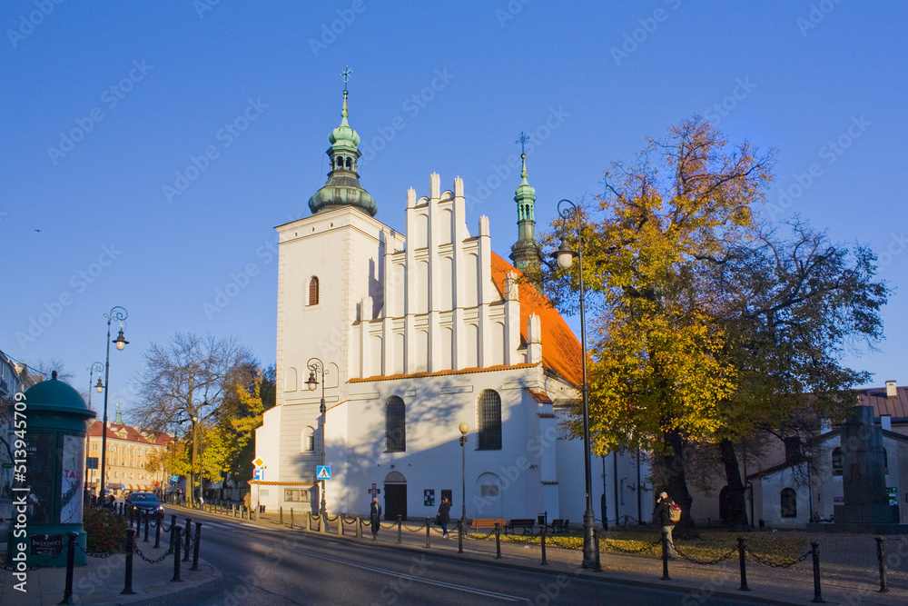 Church of the Assumption of Our Lady of Victory in Old Town of Lublin, Poland