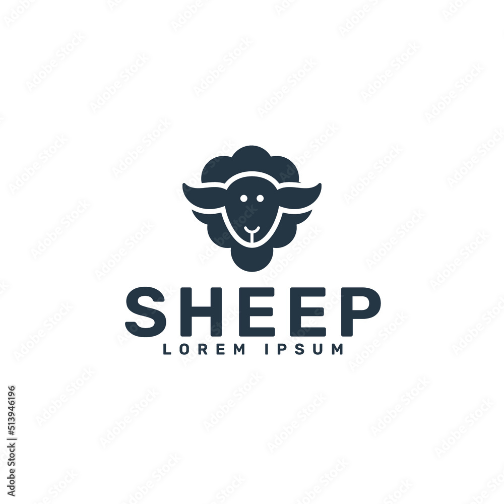 sheep logo template sheep logo template