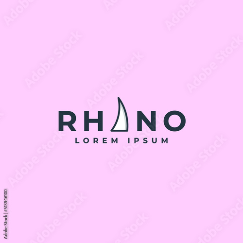 rhino logo template