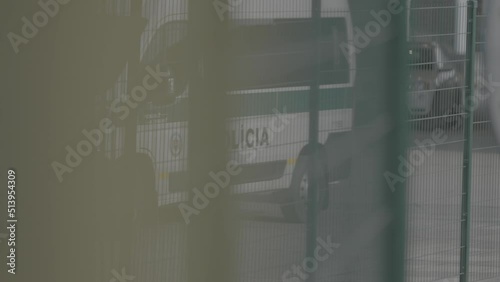 police car at ukrainian borders