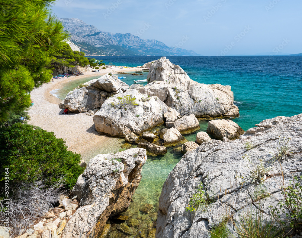 amazing beach in Marusici in Dalmatia in Croatia