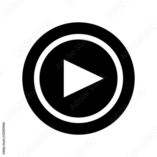 Video Icon Vector Symbol Design Illustration