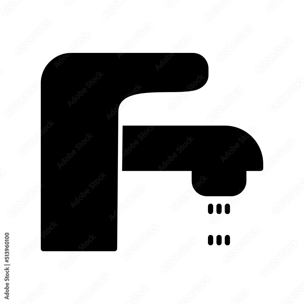 Fototapeta premium Faucet Icon