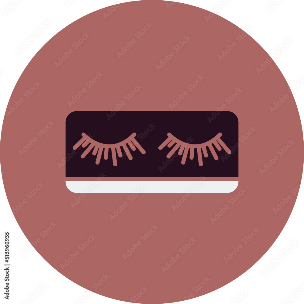 Fototapeta premium Eyelashes Icon