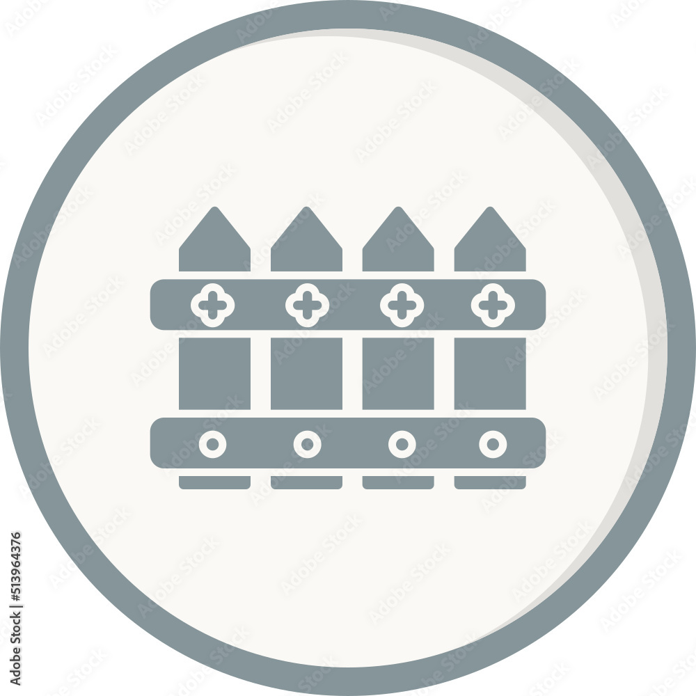 Naklejka premium Fence Icon