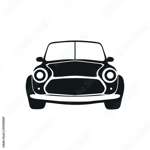 classic car vector illustrator isolated on white background