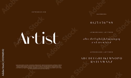 Abstract minimal modern alphabet fonts. Typography minimalist urban digital fashion future creative logo font. vector illustration