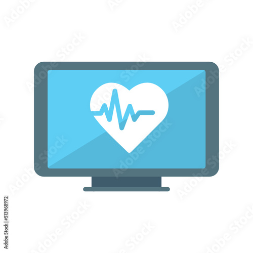 Heart monitoring Icon