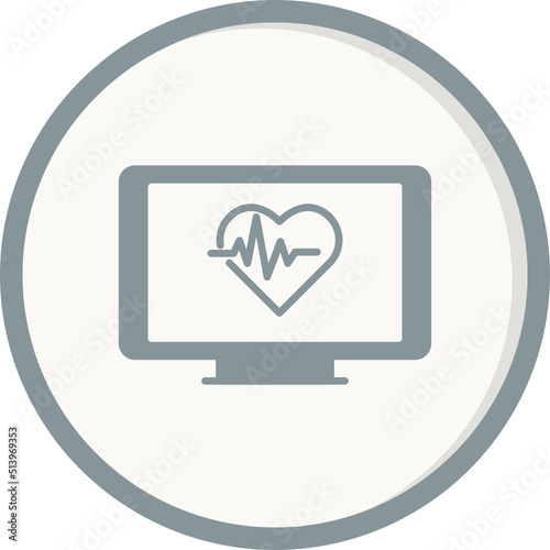 Heart monitoring Icon