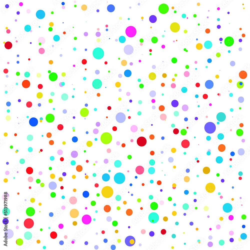 pattern with colorful confetti