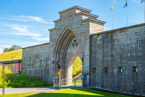 Entrances to Karlsborg Fortress in Sweden