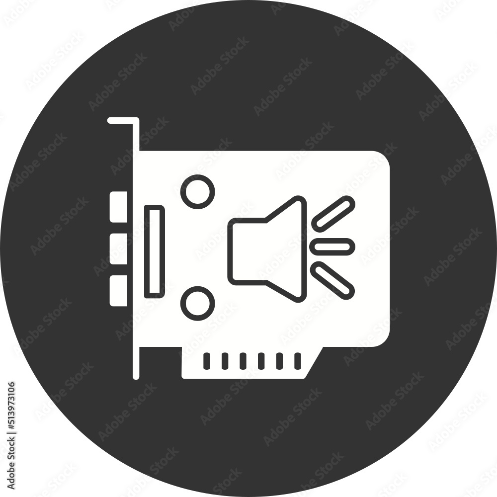 Sound card Icon Sound card Icon