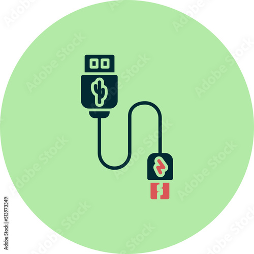 Usb cable Icon photo