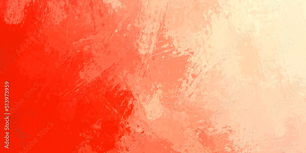 Fototapeta premium Wall art. Unique and creative illustration. Brush stroked painting. Abstract background of colorful brush strokes. Brushed vibrant wallpaper. Painted artistic creation.