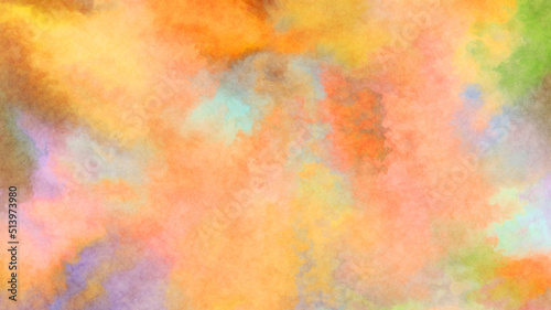 Modern brush strokes painting. Soft color painted illustration of soothing composition for poster  wall art  banner  card  book cover or packaging. Watercolor abstract painting with pastel colors.